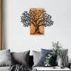 Dekoratív, fa fali kiegészítő, életfa, 72 x 58 cm