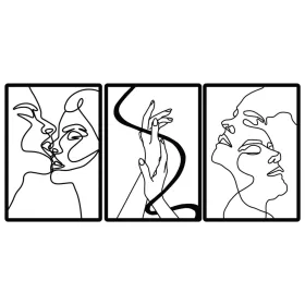 Fém fali dekoráció, unity of love, 109 x 50 cm