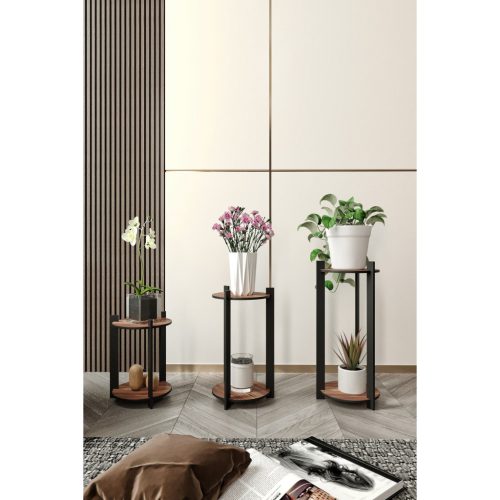 Virágállvány 3-dbos szett, kerek