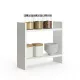 Konyhai fűszertartó polc, fehér, 34x30x10 cm