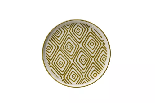 Brunch készlet, 14 darabos, levélmintás