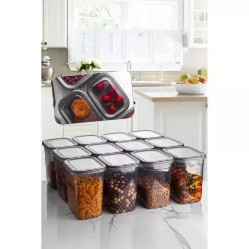 Ételtároló doboz készlet 12 db