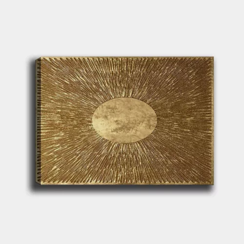 Dekoratív vászonfestmény, arany, 70 x 100 cm