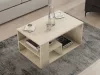 Dohányzóasztal, travertin hatású, 80 x 40 x 50 cm