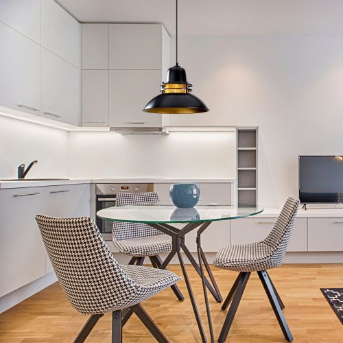 Berceste függőlámpa, fekete-arany