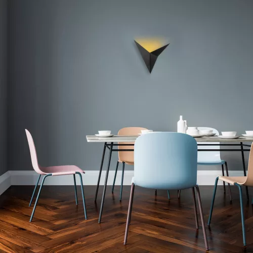 Bird, fali lámpa, fekete