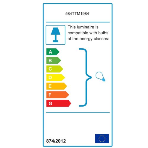 Bird, fali lámpa, arany