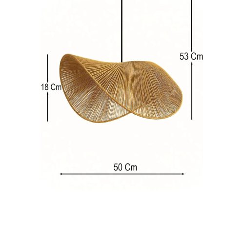 Opviq függőlámpa, mustár