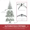 Műfenyő 180 cm műhóval, 750 ágvéggel, összecsukható állvánnyal, beltéri, zöld