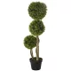 HOMCOM Műnövény, 90 cm, Buxus műnövény virágcserépben, UV-védelemmel ellátott műfa,