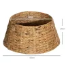 HOMCOM Karácsonyfa szoknya Ø 60 cm Karácsonyfa gallér vízijácintból, karácsonyfa kosár