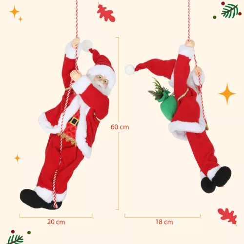 Mikulás figura felakasztható 60cm