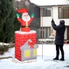 Felfújható mikulás dekoráció