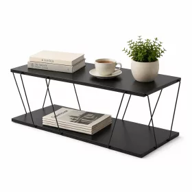 Dohányzóasztal, antracit, 120 x 50 x 30 cm