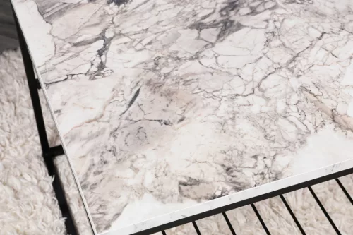 Dohányzóasztal, fehér, 95 x 55 x 42 cm