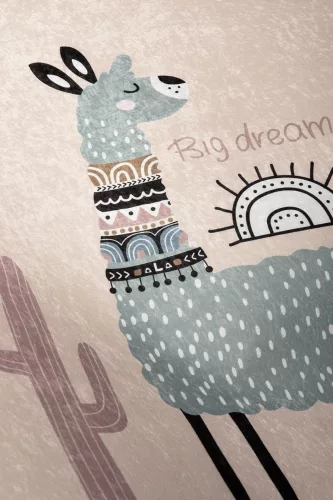 Gyerekszoba szőnyeg, 140 x 190 cm, láma
