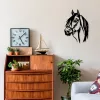 Fém fali dekoráció, horse, 40x55 cm