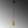Kem függőlámpa, arany-fekete