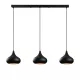 Muba függőlámpa x3, fekete