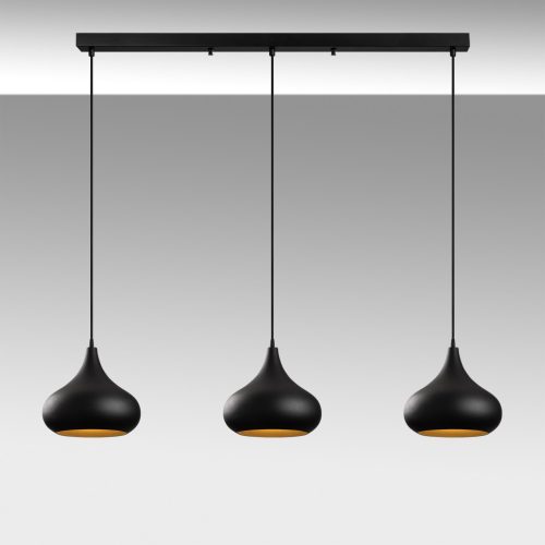 Muba függőlámpa x3, fekete