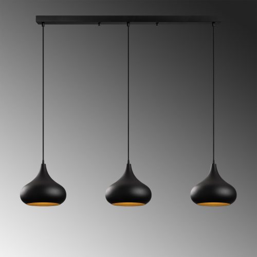 Muba függőlámpa x3, fekete