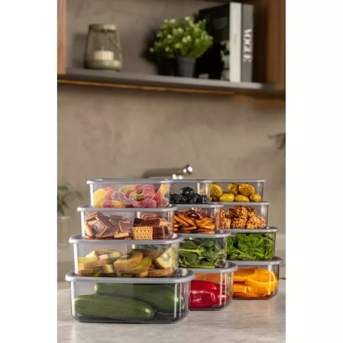 Ételtároló doboz készlet 4 x 3 db