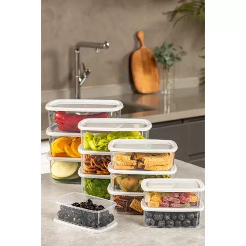 Ételtároló doboz készlet 4 x 3 db