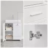 Fürdőszoba szekrény, 2 ajtós, állítható polccal, fehér 60x30x63cm