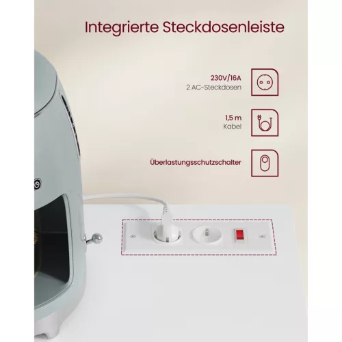 Konyhai szekrény tárolópolccal, munkafelülettel, 3 ajtóval, felhő fehér