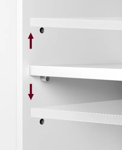 Mosdó alatti fürdőszoba szekrény, 3 fiókos, fehér 30x70x64cm