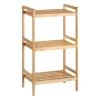 Bambusz tároló állvány, 3 szintes, fürdőszobába, konyhába