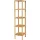 SONGMICS 5 szintes bambusz fürdőszobai polc, álló konyhai állvány, 33 x 33 x 146 cm (H x SZ x