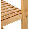 SONGMICS 5 szintes bambusz fürdőszobai polc, álló konyhai állvány, 33 x 33 x 146 cm (H x SZ x