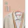 SONGMICS Bársony, 50 darabos, csúszásmentes ruhafogasok, 0,6 cm vastagság, helytakarékos,
