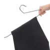 Nadrágakasztó, fém, 20 db, csúszásmentes, helytakarékos, szürke