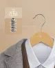 SONGMICS Fa Akasztók, 10 darabos készlet, Kabátakasztók, Ruhák akasztói, Vállhoronnyal,
