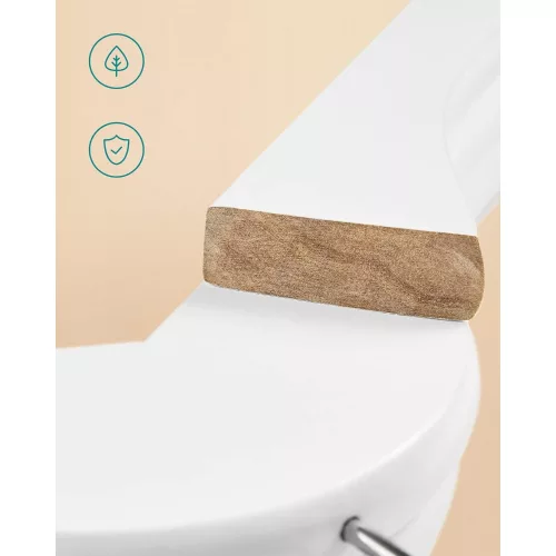 SONGMICS Fa vállfák, 10 darabos készlet, kabát vállfák, ruha vállfák, vállnyílásokkal,