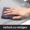 Fém szék 4 darabos szett, ezüst, alumínium