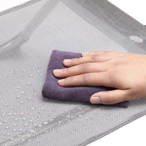 Fém szék 4 darabos szett, ezüst, alumínium