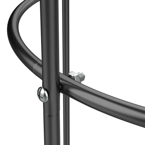 Rózsa oszlop, fekete, 200 x 40 cm