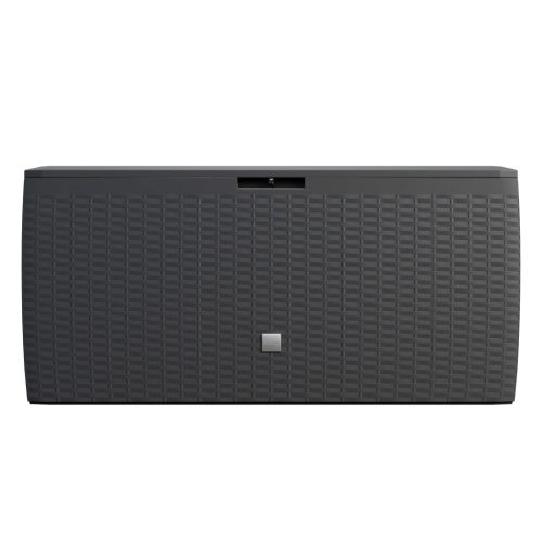 Kerti tároló láda, antracit, 290 liter, kerekekkel, vízzálló