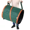 Kerti hulladéktároló zsák, 3 darabos szett, zöld, 85 liter