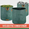 Kerti hulladéktároló zsák, 2 darabos szett, zöld, 500 liter