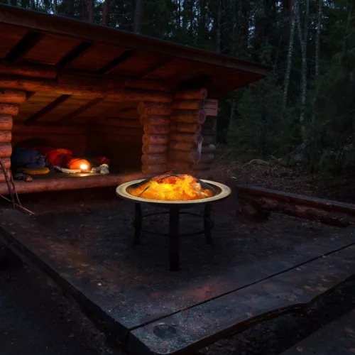 Tűztál, mozaikos acél, Fuego stílus, 76 cm átmérő