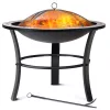 Tűztál, mozaikos acél, Fuego stílus, 76 cm átmérő