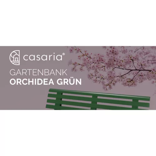 Kerti pad, zöld, Orchidea, 145 x 49 x 74 cm