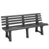 Kerti pad, antracit, Orchidea, 145 x 49 x 74 cm