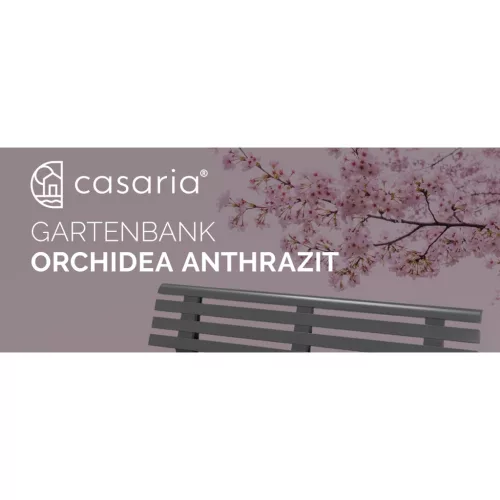 Kerti pad, antracit, Orchidea, 145 x 49 x 74 cm