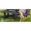 Kerti pad, antracit, Orchidea, 145 x 49 x 74 cm
