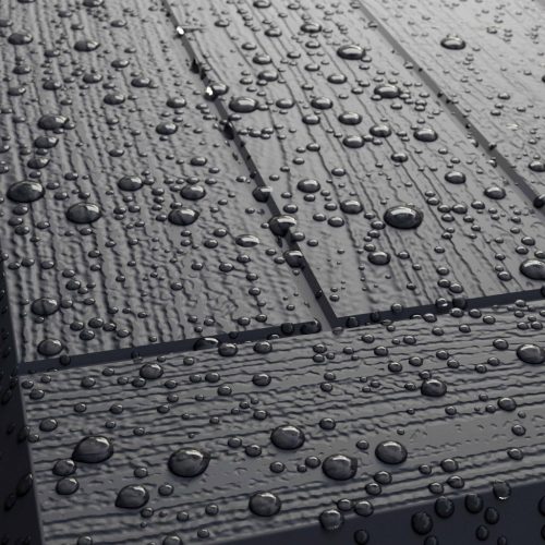 Kerti tároló láda, 280 liter, szürke, fa hatású, vízzáró